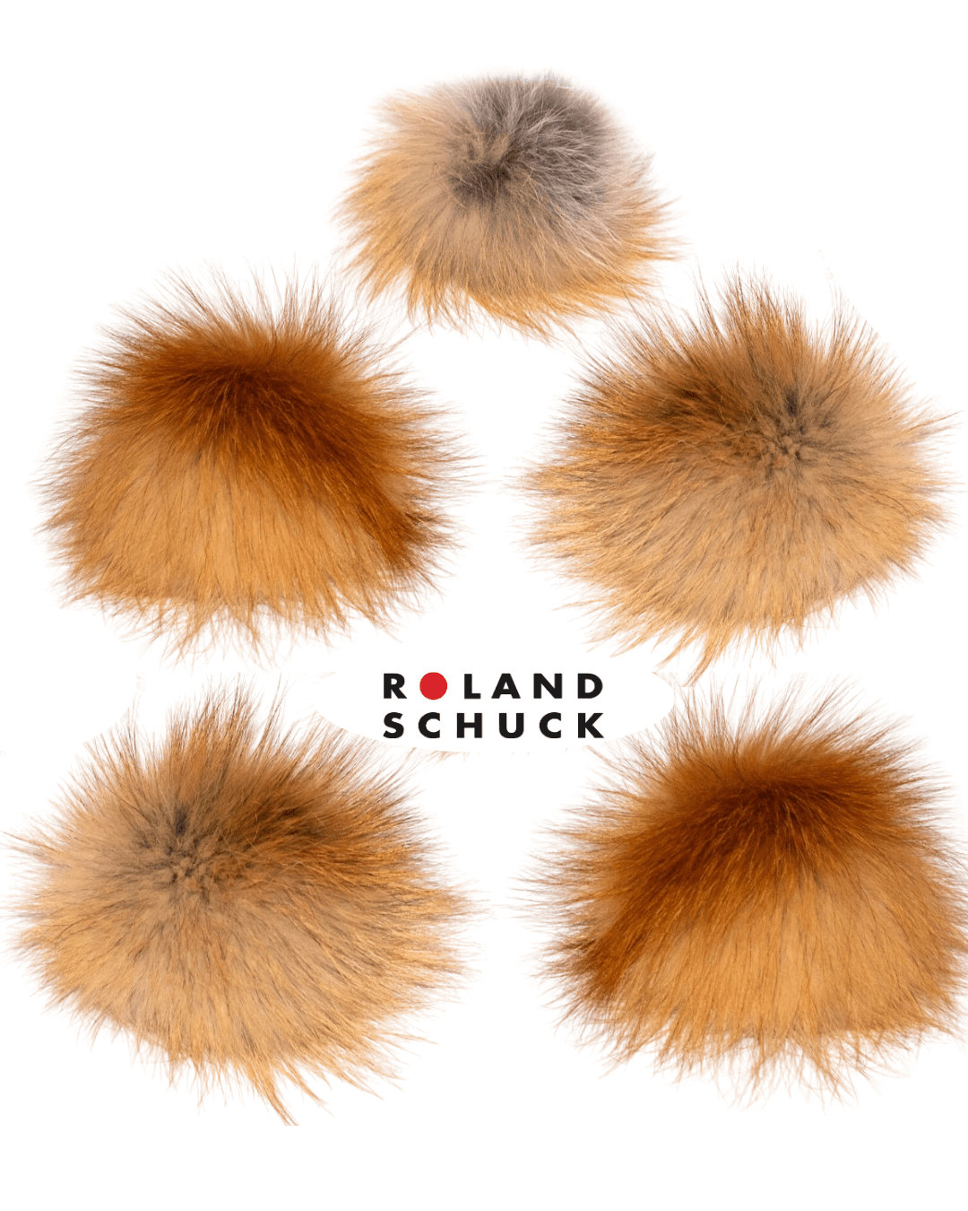 BOMMEL-SET: 5 ROTFUCHS-ANHÄNGER
