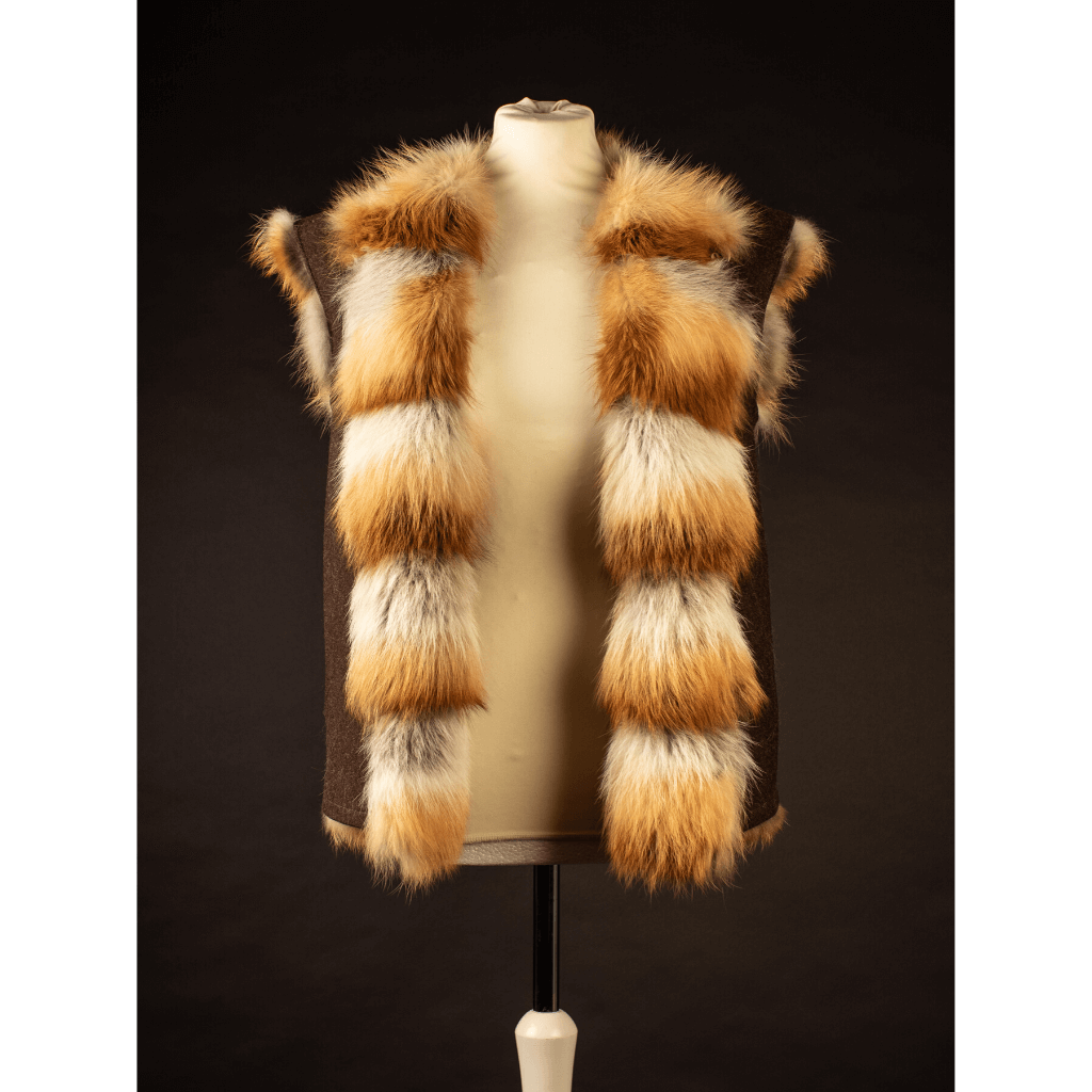 Pelzweste - Rotfuchsweste Natur | Wendeweste | Damen