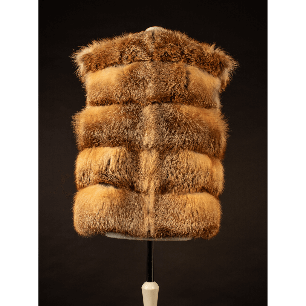 Pelzweste - Rotfuchsweste Natur | Wendeweste | Damen