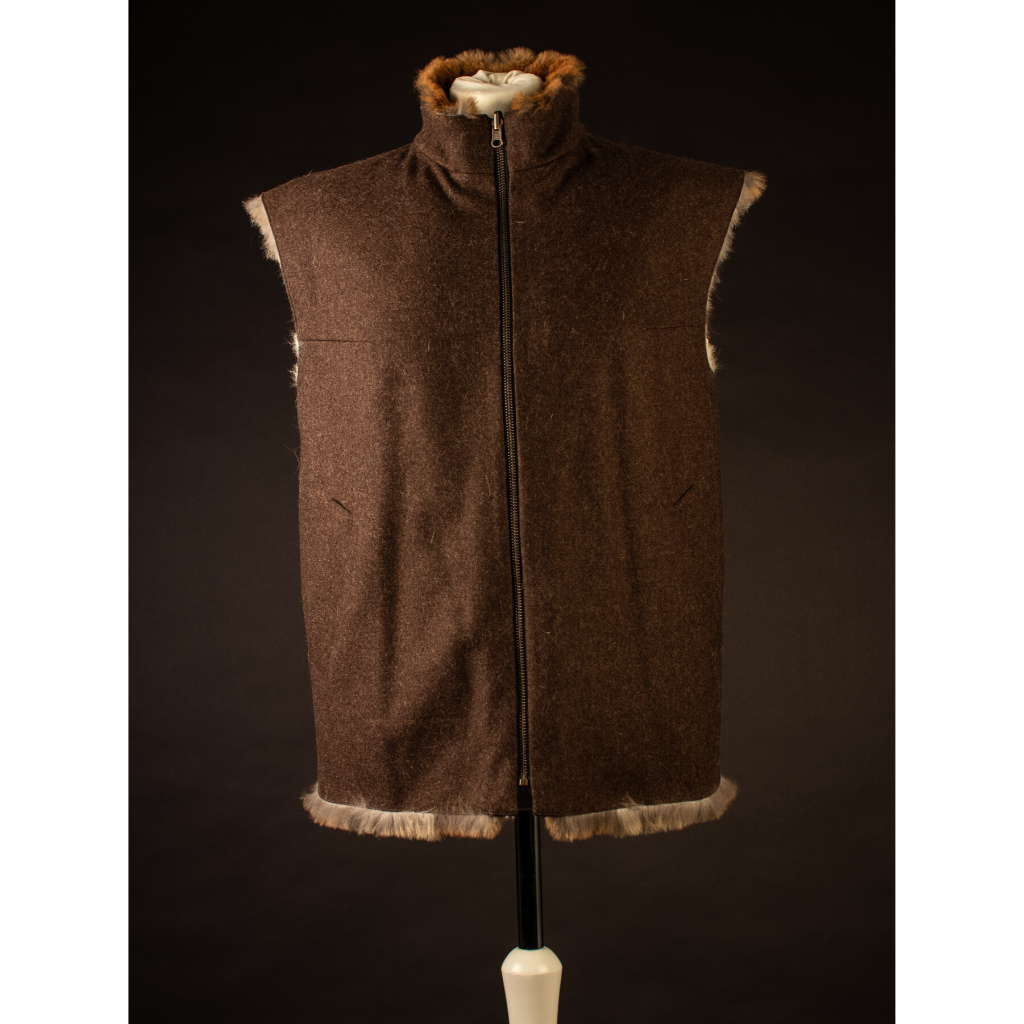 Pelzweste - Rotfuchsweste geschoren | Wendeweste | Damen