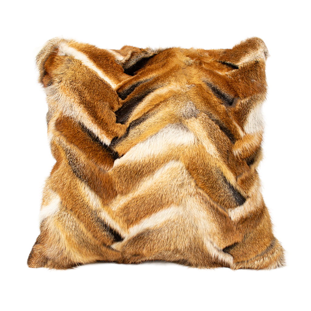 Pelzkissen - Rotfuchspfoten I Modell Foxpaw I 40x40cm