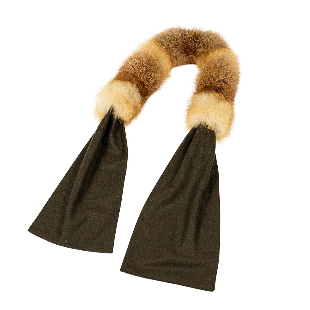 Pelzschal - Rotfuchs Schlauch-Schal/-Kragen