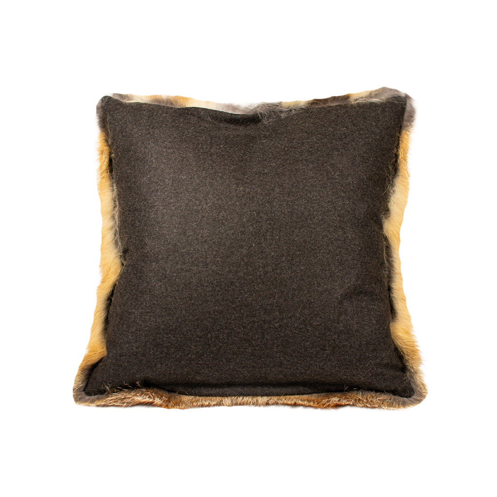 Fellkissen - Rotfuchs Kissen | Modell Klassisch | 40x40cm