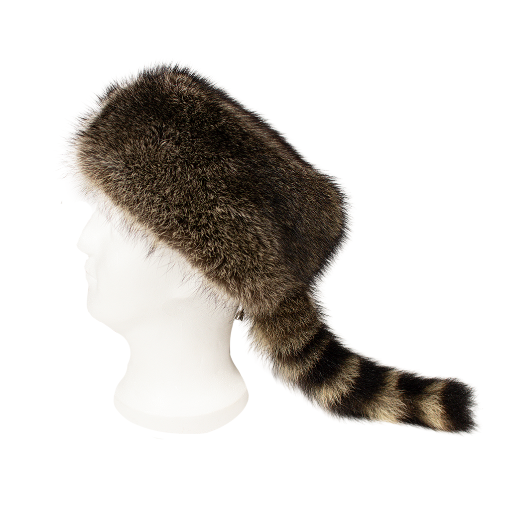 Waschbär Trappermütze