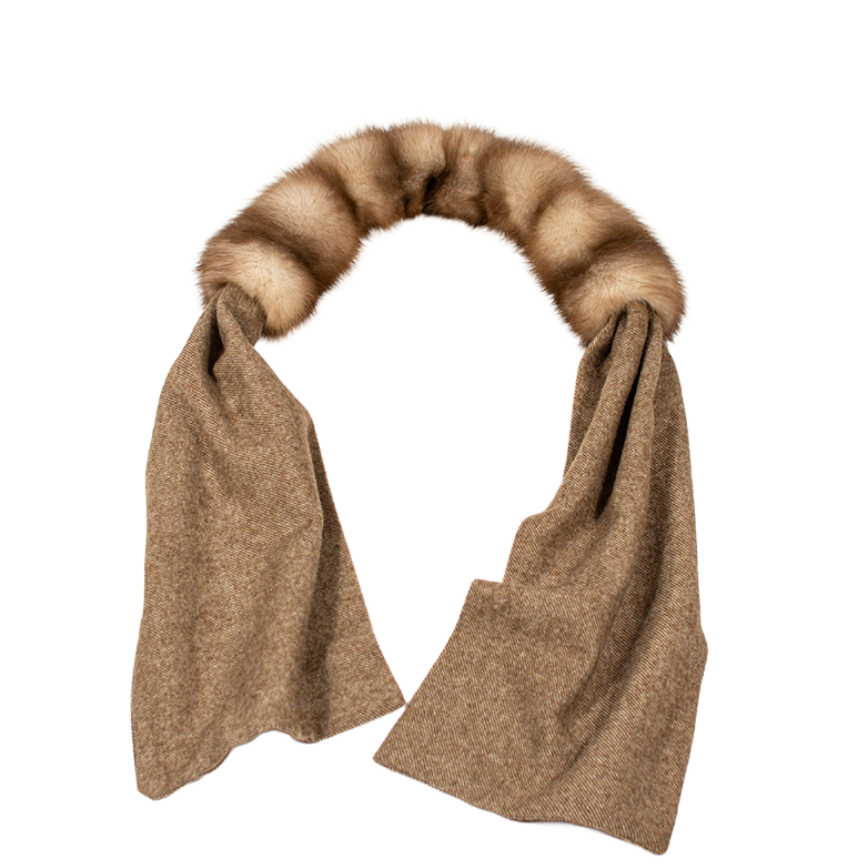 Pelzschal - Marder Schlauch-Schal/-Kragen