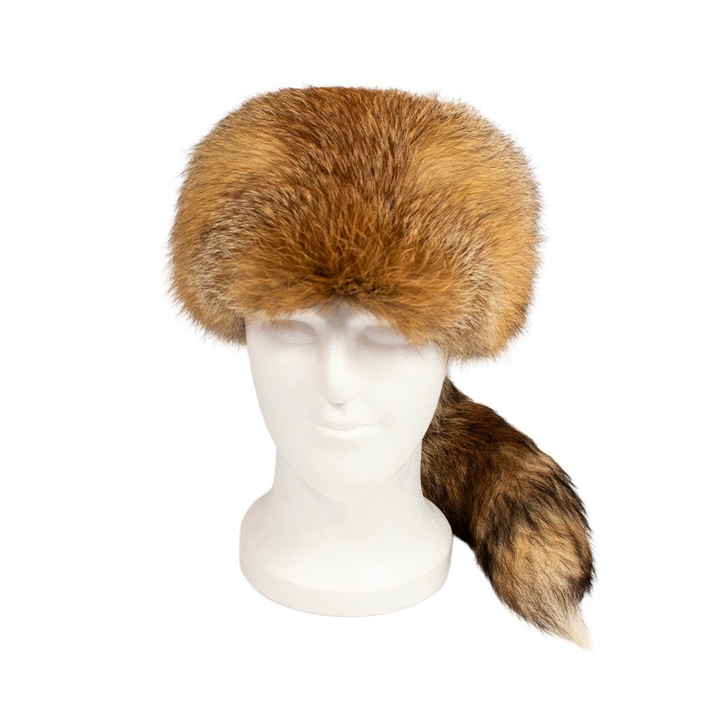 Pelzmütze - Rotfuchsmütze I Modell Trapper