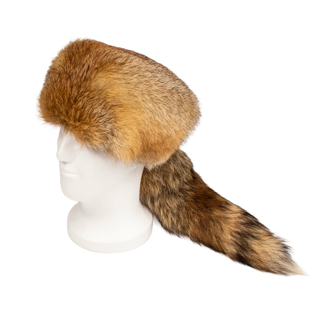 Pelzmütze - Rotfuchsmütze I Modell Trapper