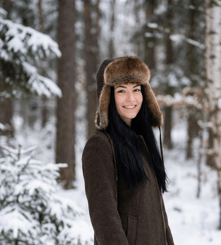 Pelzmütze - Bisammütze I Loden I Modell Jura