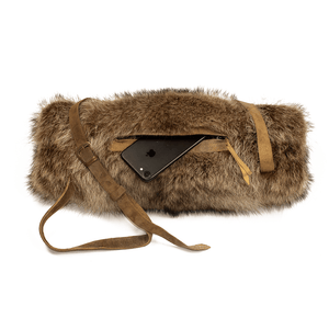 Pelzmuff - Natureller Waschbär-Muff - Schuck Pelzhandel