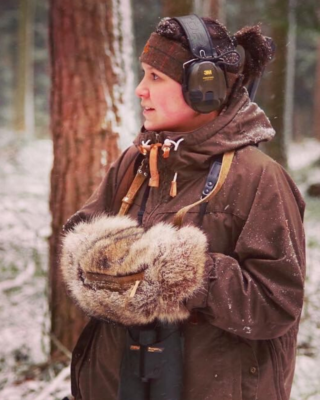 Pelzmuff - Waschbär-Muff I Vollfell